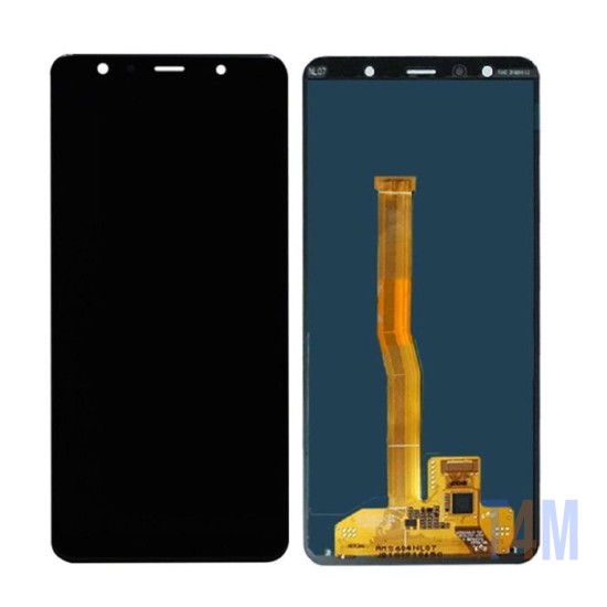 TOUCH+DISPLAY SAMSUNG GALAXY A7/A750 2018 NEGRO (SERVICE PACK GH96-12078A)